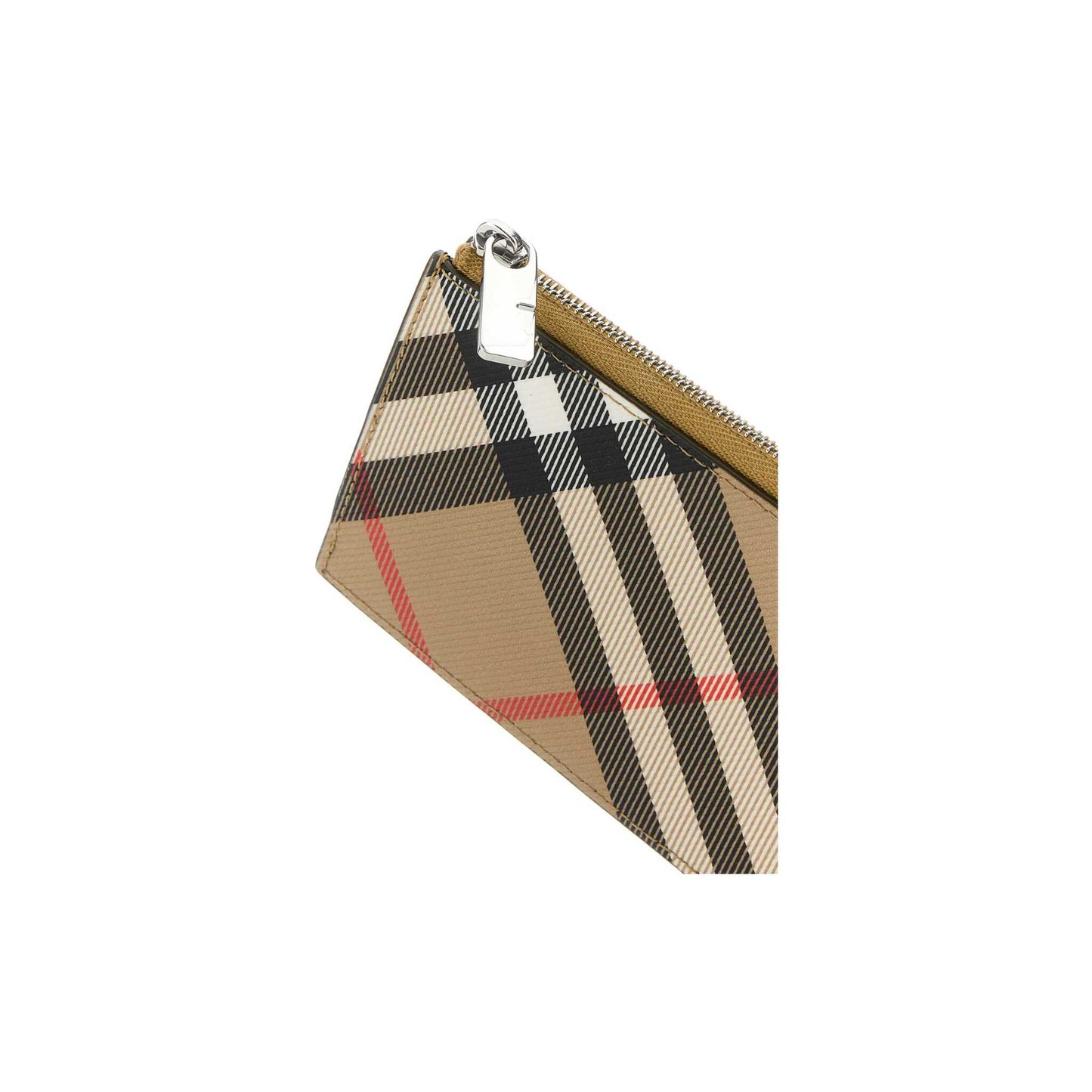 Porta-Cartões Check Burberry em Lona