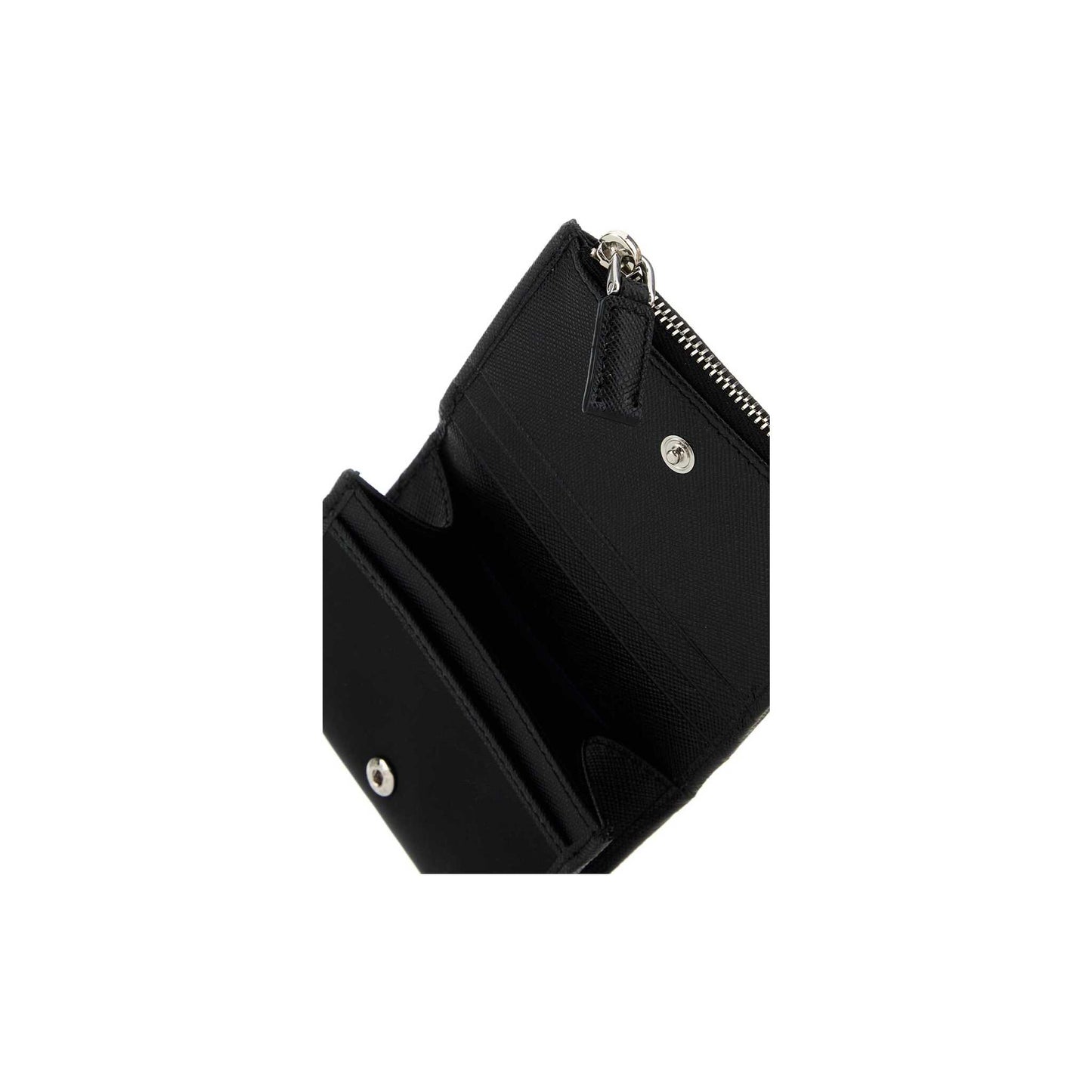 Prada Carteira em Tela preta