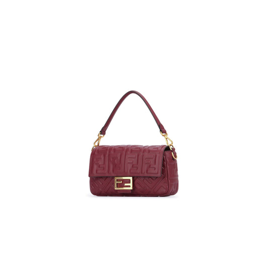 Mala Baguette Azul em Pele