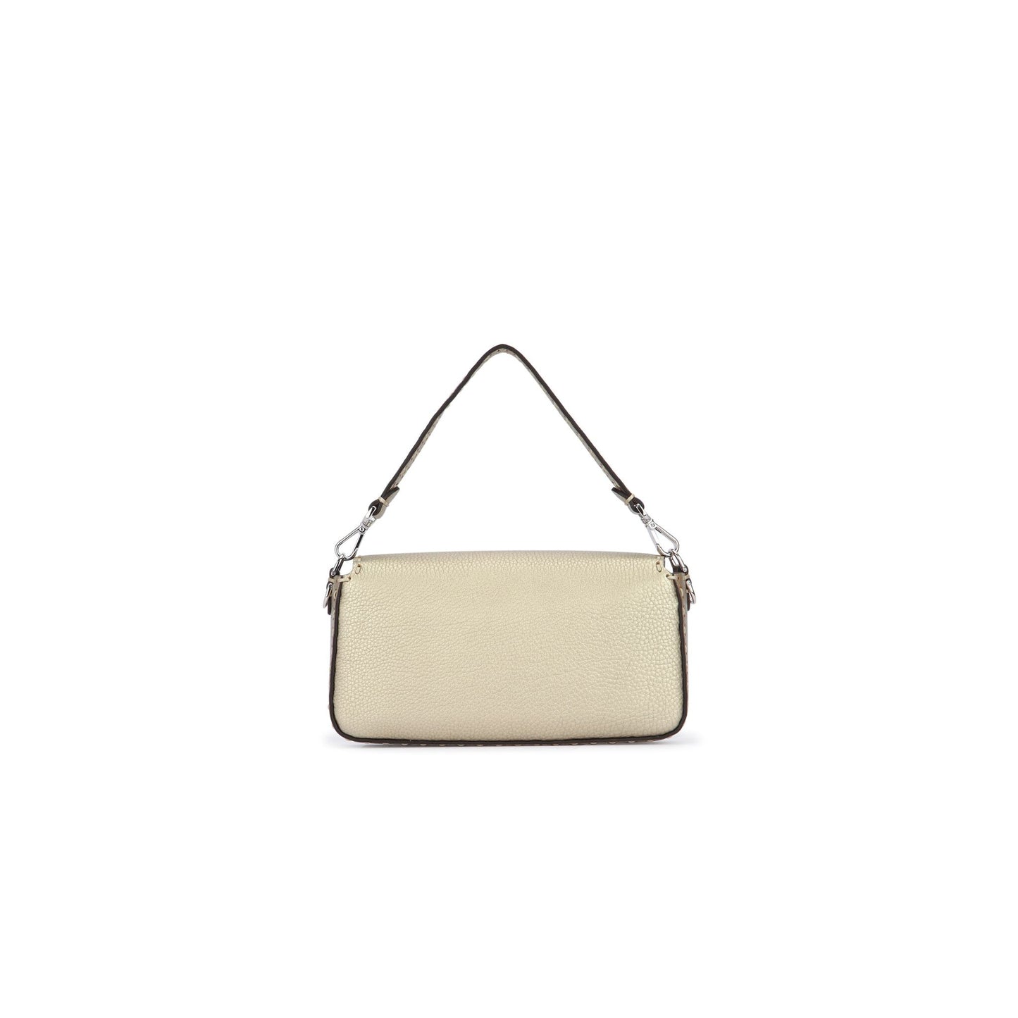 Mala Baguette Dourado em Pele