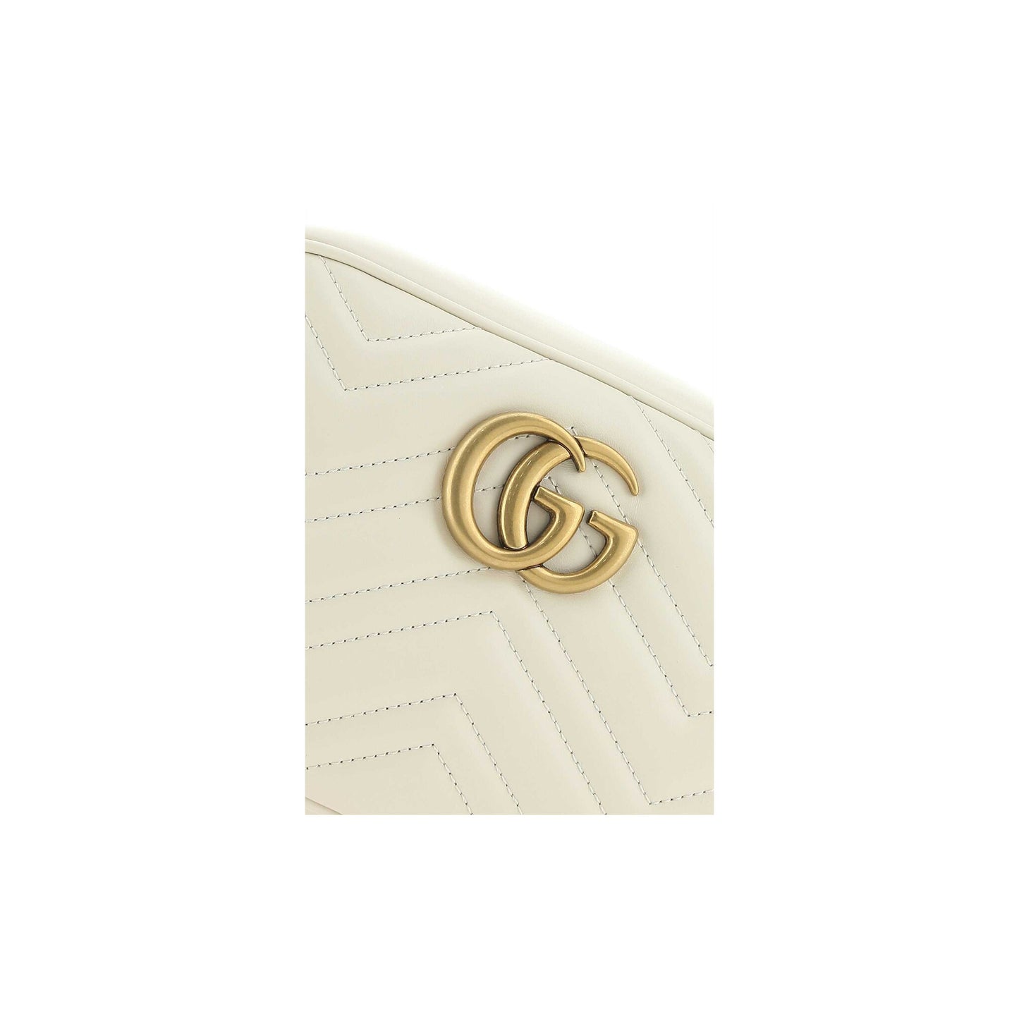 Gucci Mala de Ombro em Pele — Dourado