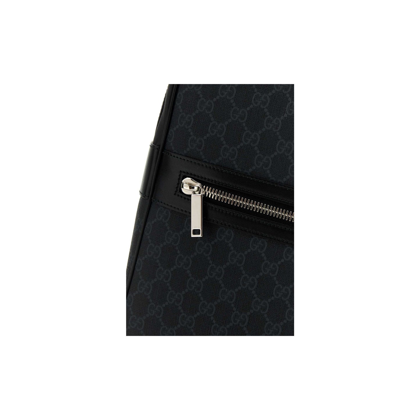 Gucci Mochila Média GG Black em Lona GG Supreme