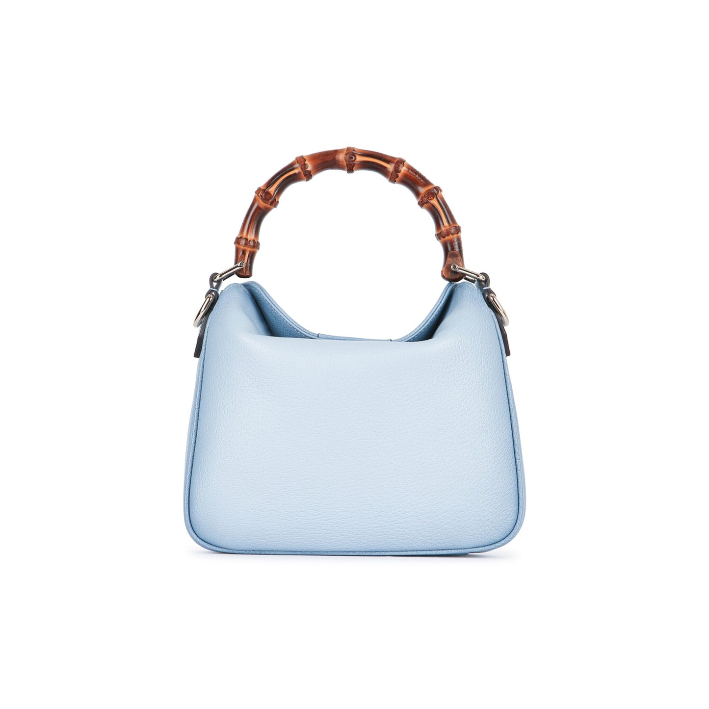 Gucci Mala de Ombro Pequena Diana em Lona GG — Azul