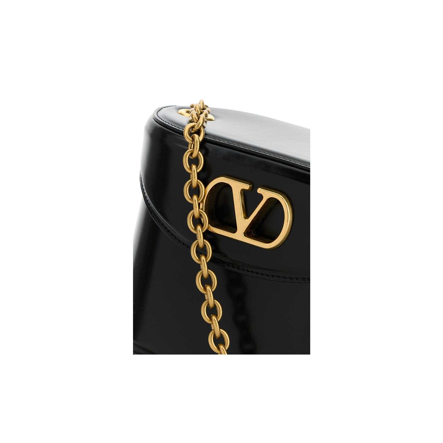 Valentino Garavani Vain Vanity Bag In Shiny Calfskin