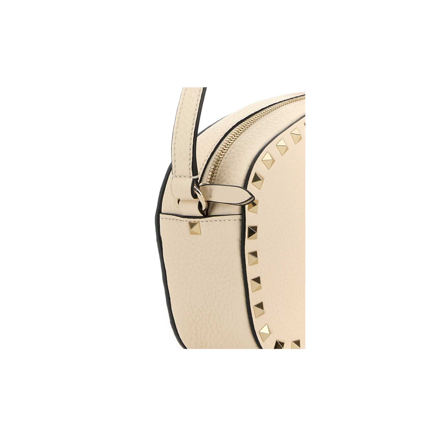 Mala Tiracolo Rockstud em Pele