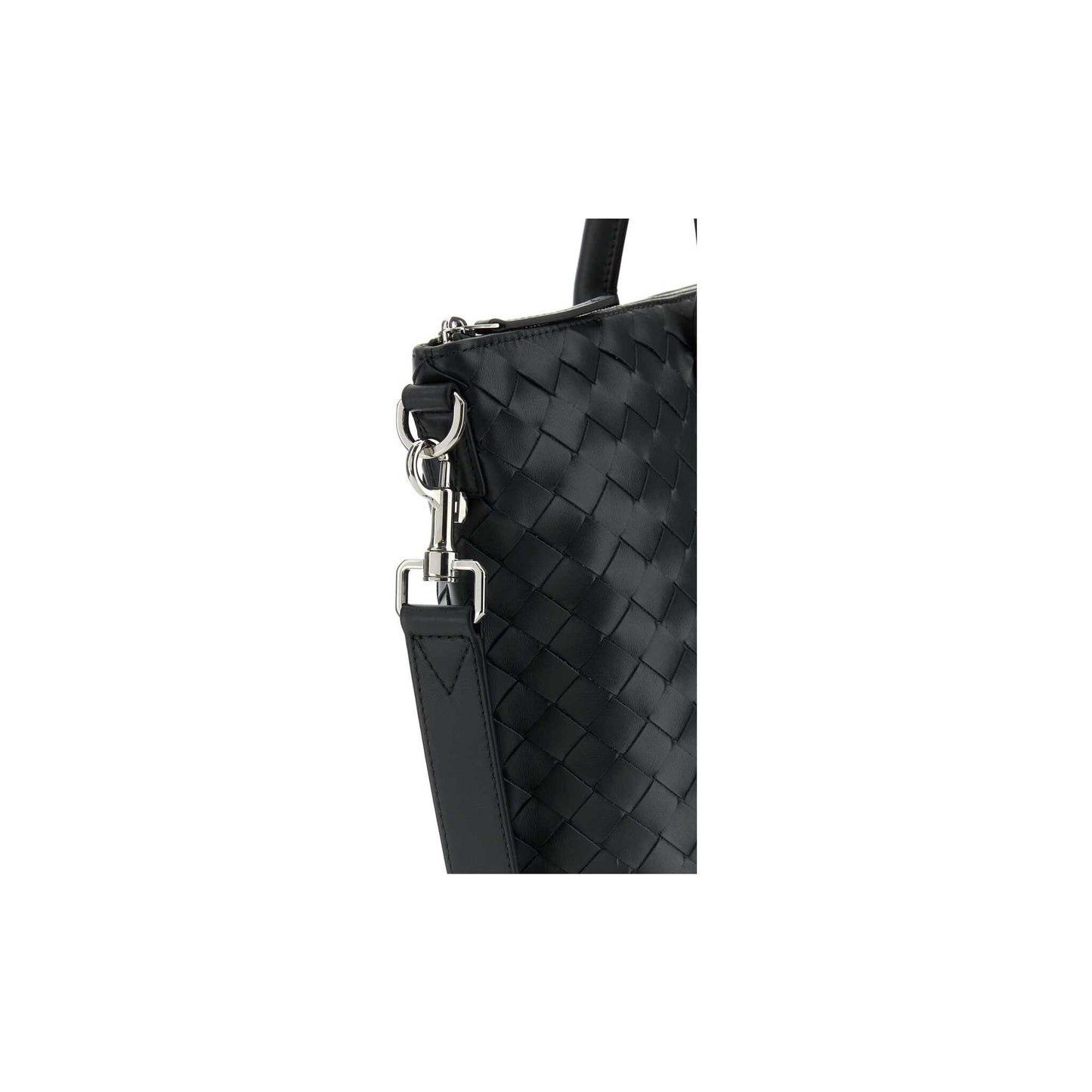 Intrecciato Zipped North-South Tote
