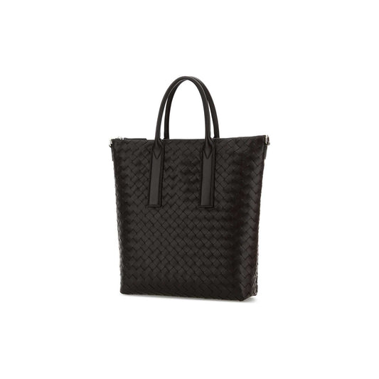 Mala Tote North South em Pele