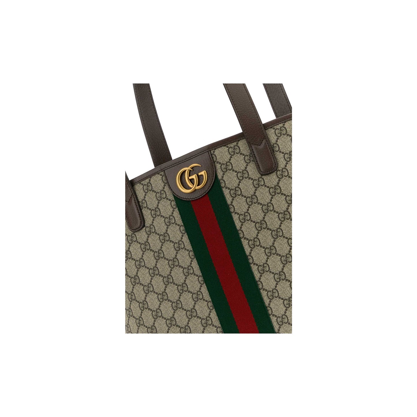 Gucci Mala Tote Média Ophidia em Pele