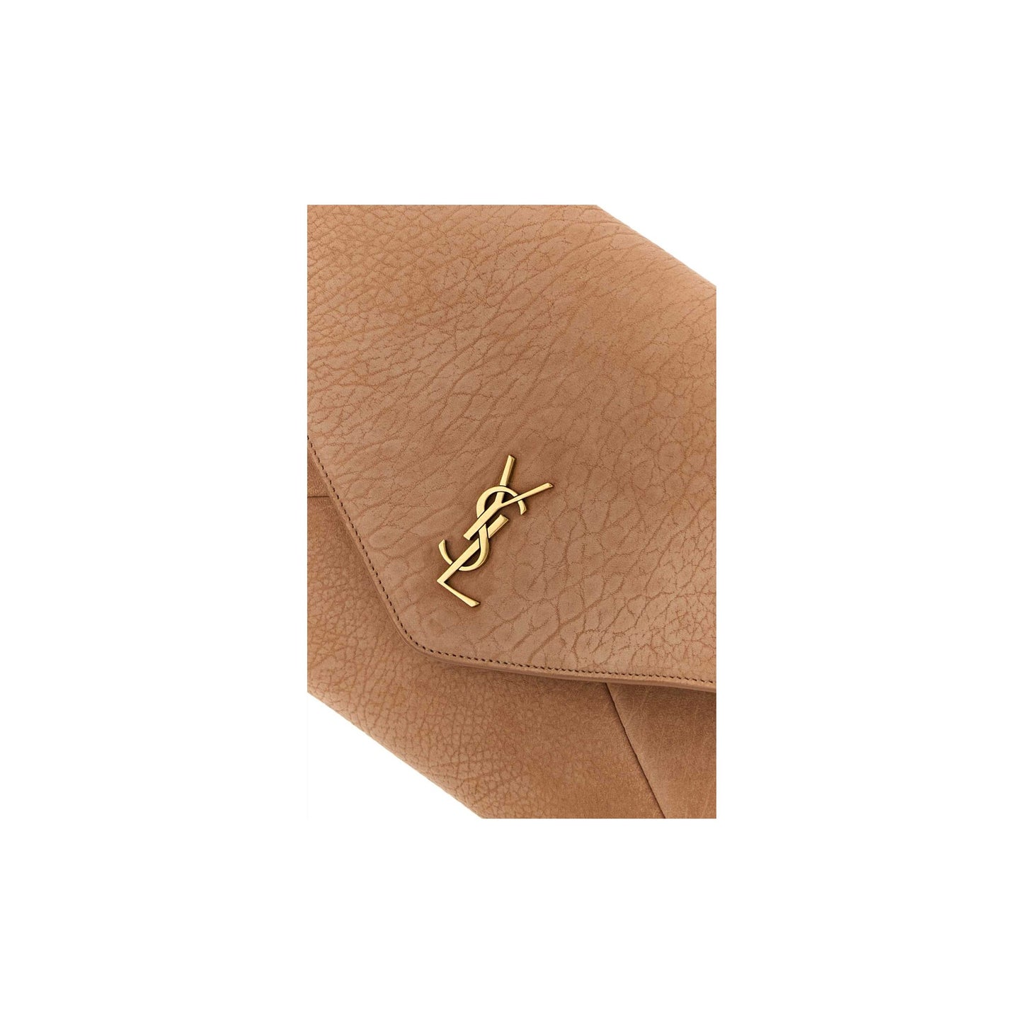 Saint Laurent Mala de Ombro Envelope em Camurça