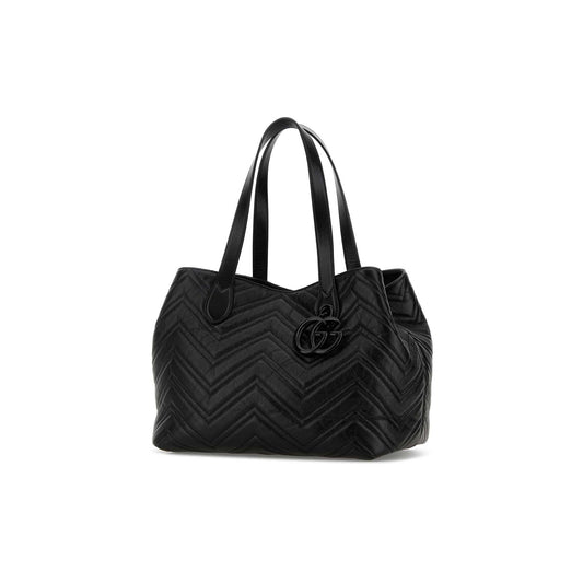 Gucci Mala Tote Média GG Marmont em Pele