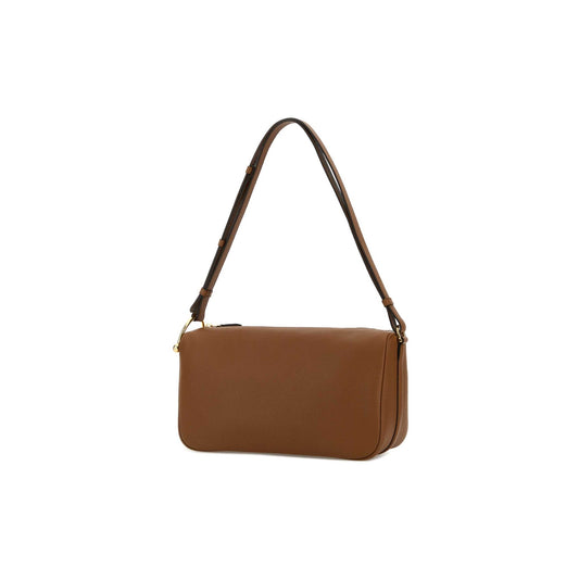 Gucci Mala de Ombro Média Half Horsebit em Pele — Bege
