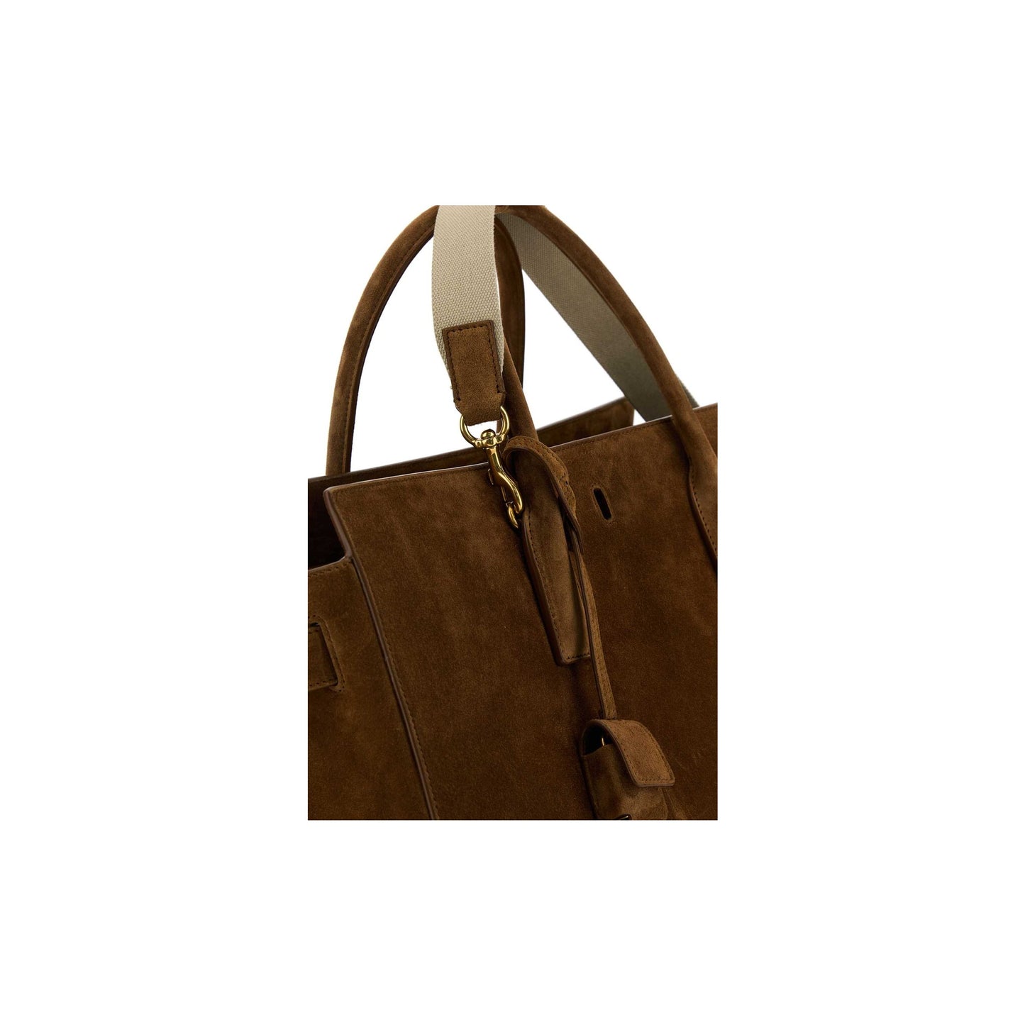 Saint Laurent Mala Tote Grande Sac de Jour em Pele