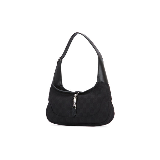 Gucci Mala de Ombro Pequena Jackie Slim em Lona GG