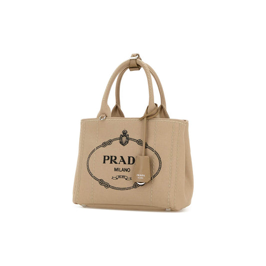Prada Mala de Ombro em Lona — Vermelho