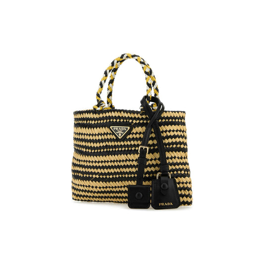 Prada Mala de Mão em Raffia