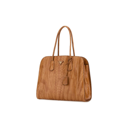 Prada Mala de Ombro em Pele — Preto