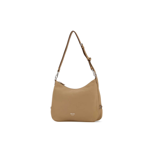 Prada Mala de Ombro em Pele — Branco