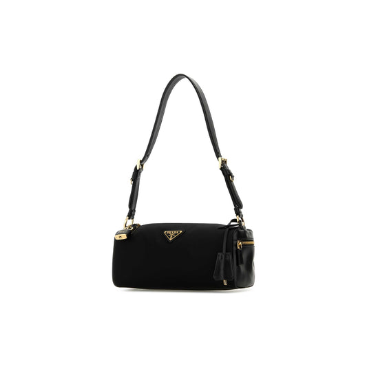 Prada Mala de Ombro em Re-Nylon — Preto