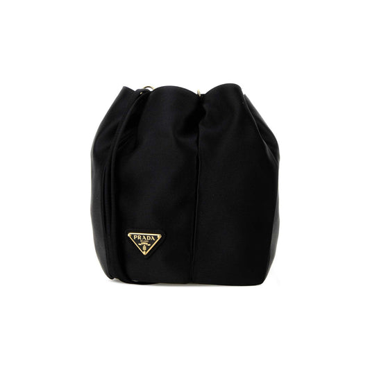Prada Mala Saco Mini Buckle em Lona