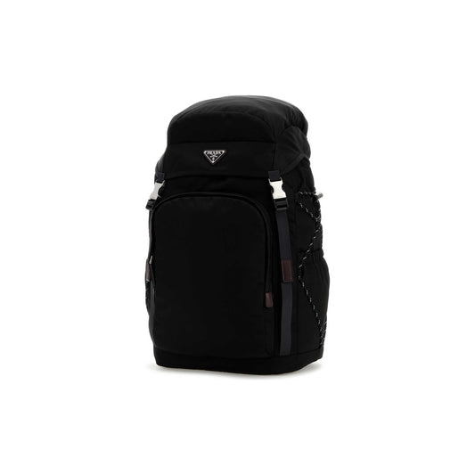 Prada Mochila Speedrock em Lona — Azul-Marinho