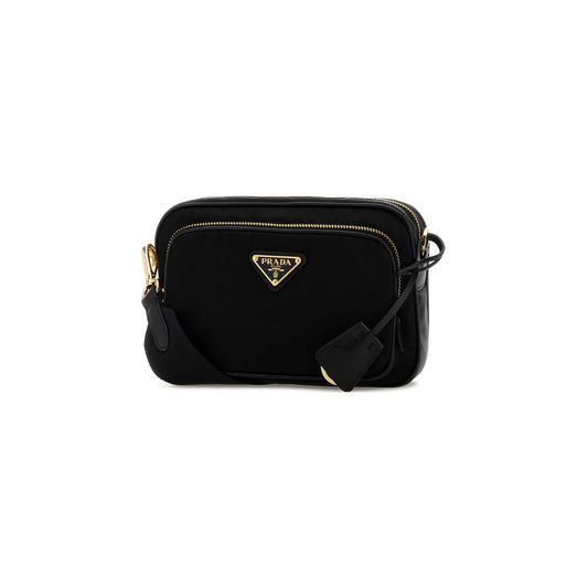 Prada Mala de Ombro Mini em Re-Nylon — Azul