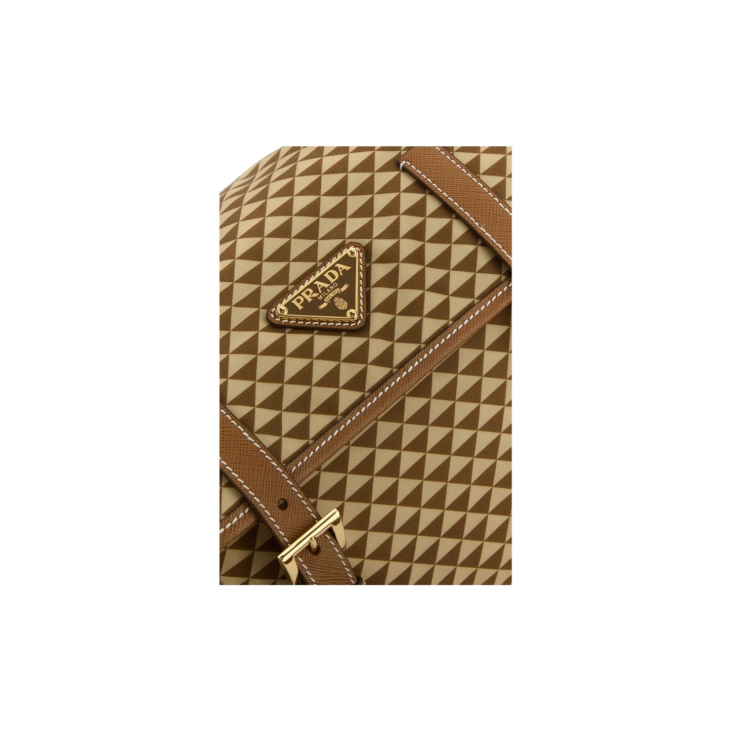 Prada Mala Tiracolo em Re-Nylon — Verde