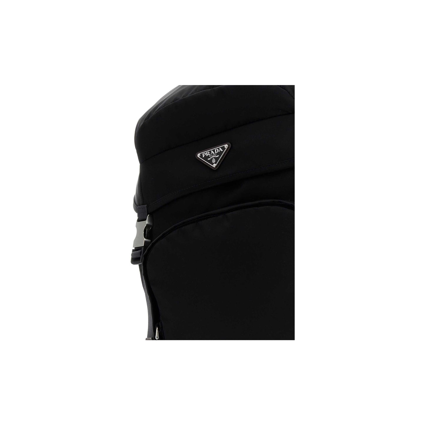 Prada Mochila Speedrock em Lona — Azul-Marinho