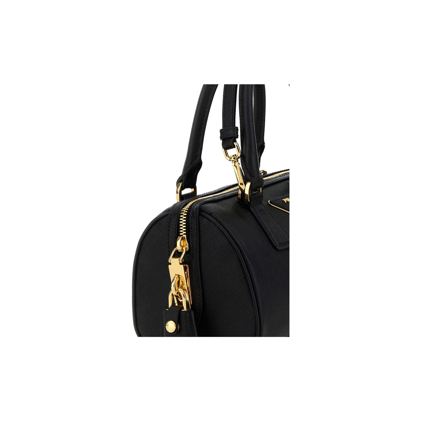 Prada Mala de Mão em Pele — Preto