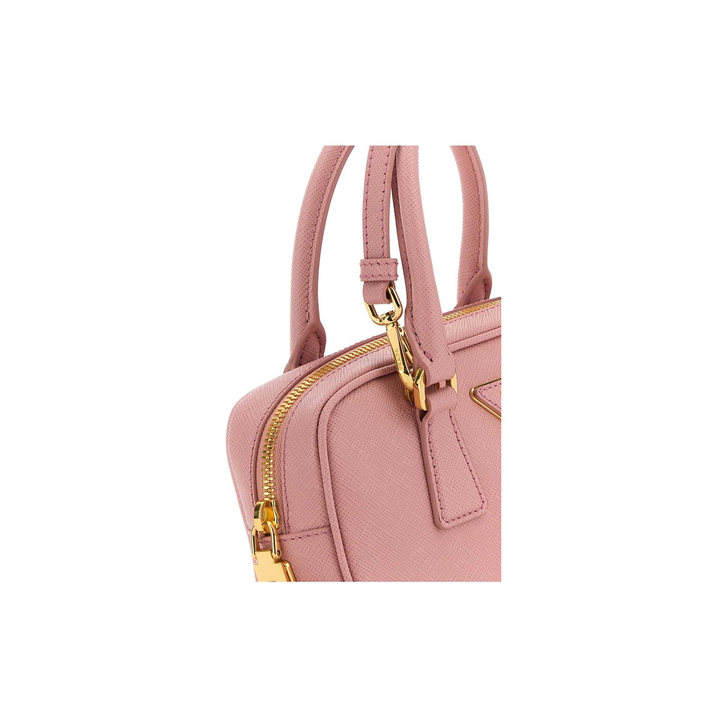 Prada Mala de Mão em Pele — Branco