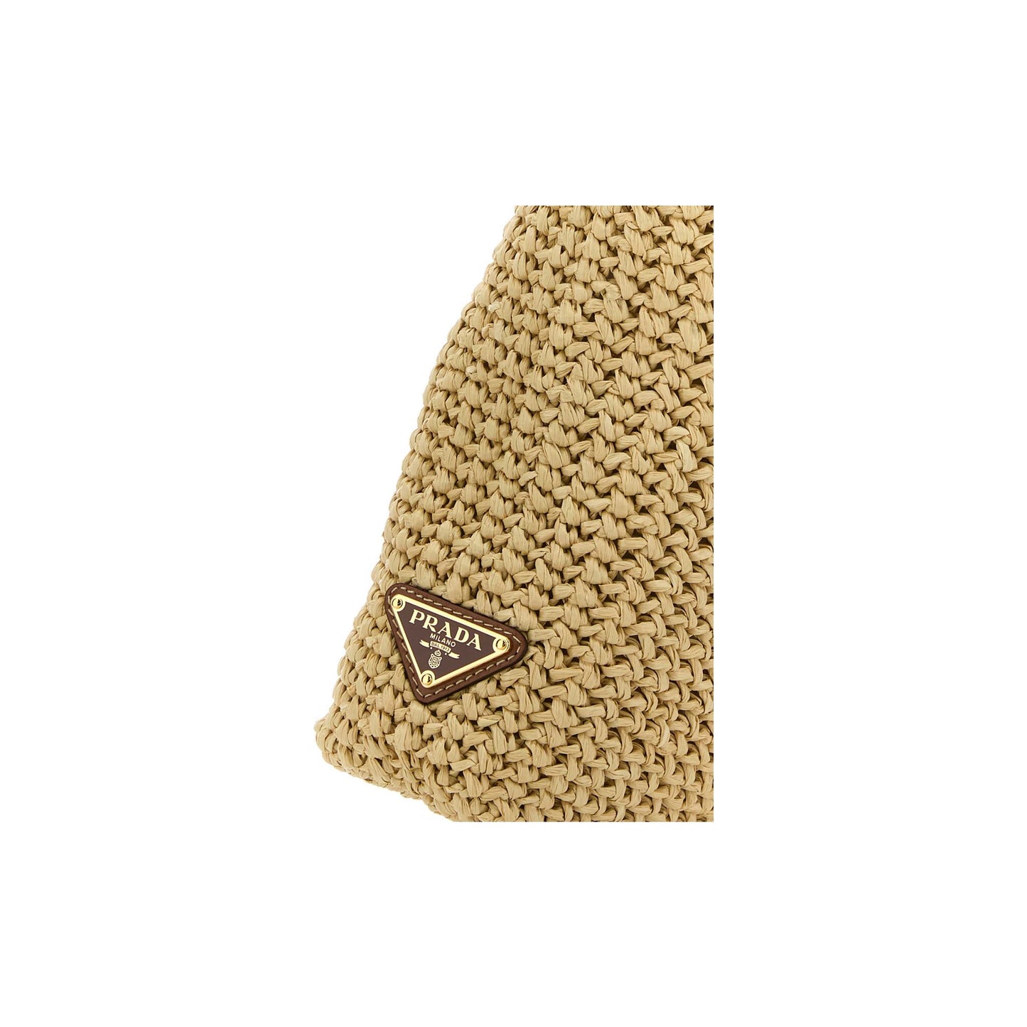 Prada Mala Tote Pequena em Raffia