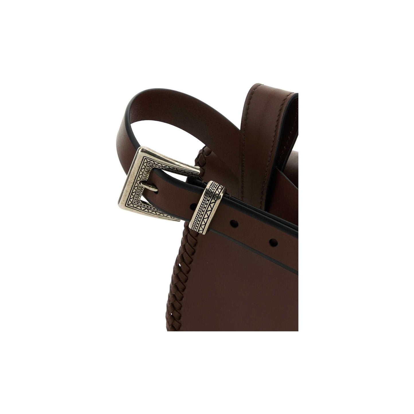 Prada Mala Tiracolo em Pele — Caramelo
