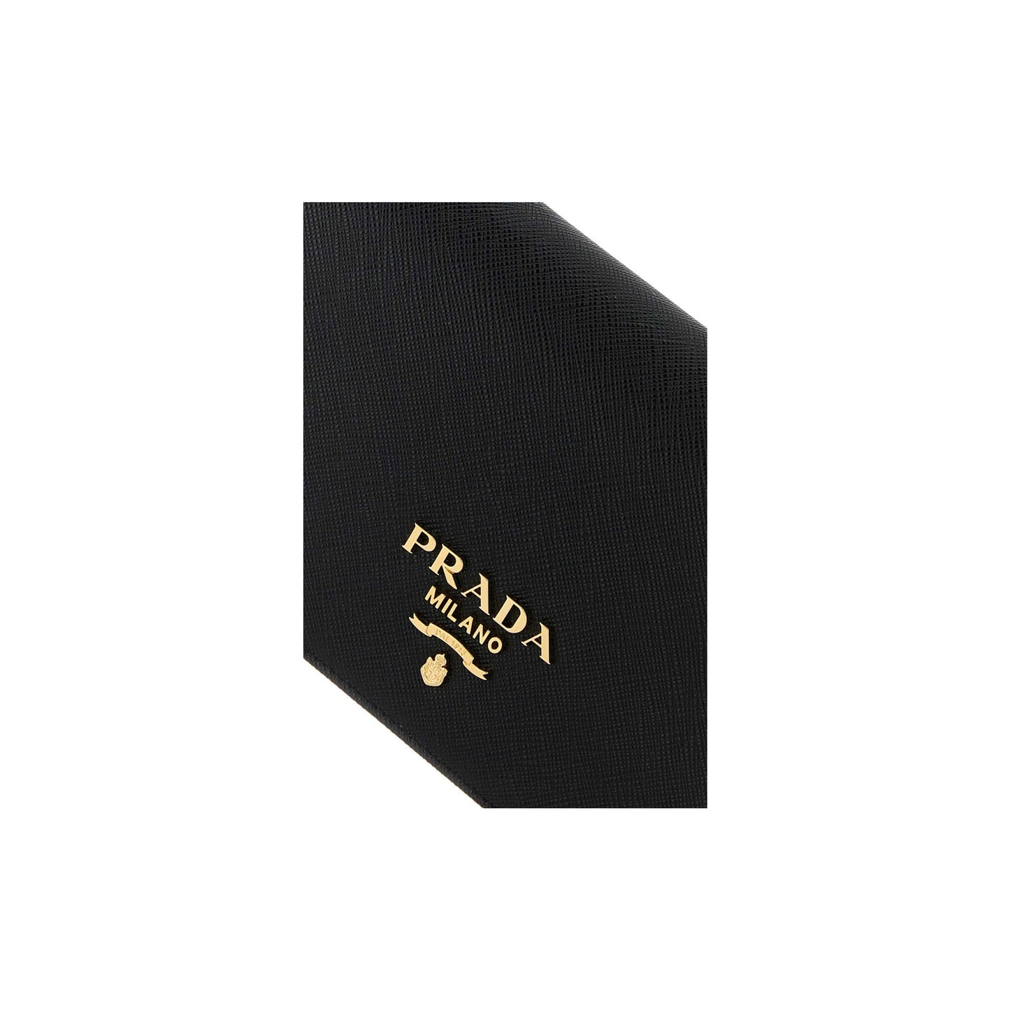 Prada Mala de Ombro em Pele — Preto