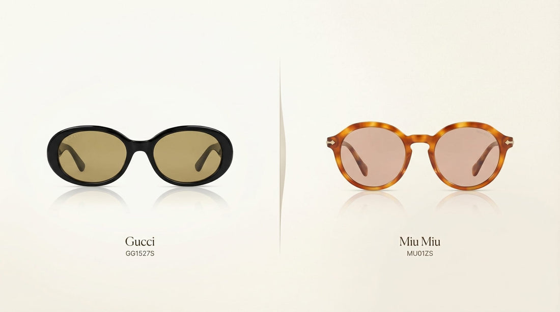Miu Miu vs Gucci — A Obsessão das It Girls por Óculos Oval em 2026