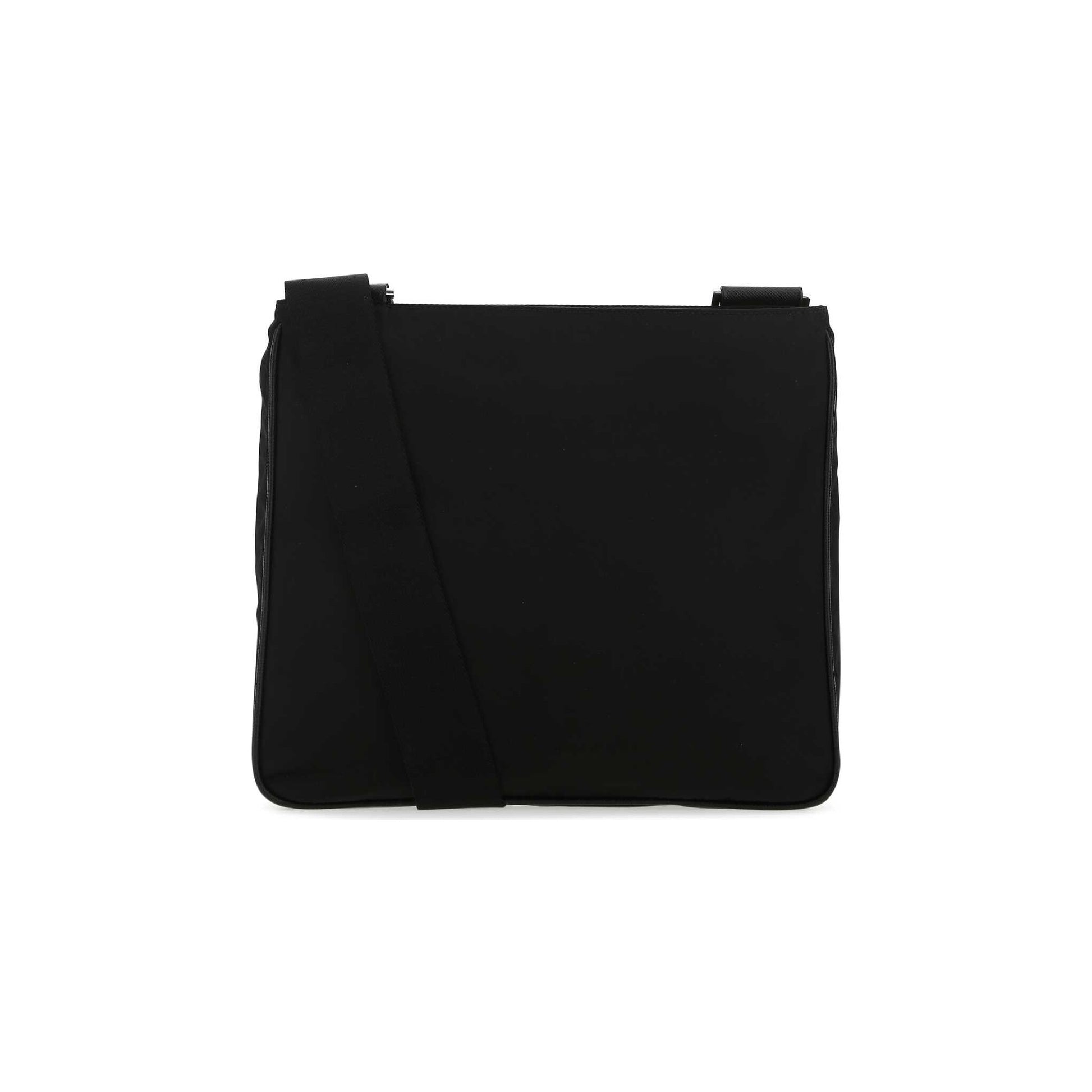 Prada Mala de Ombro em Re-Nylon — Preto