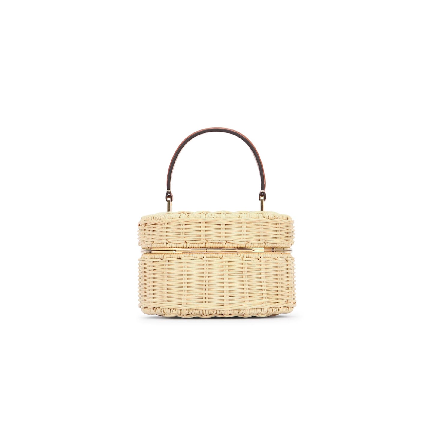 Mala Oval Box Triomphe em Pele