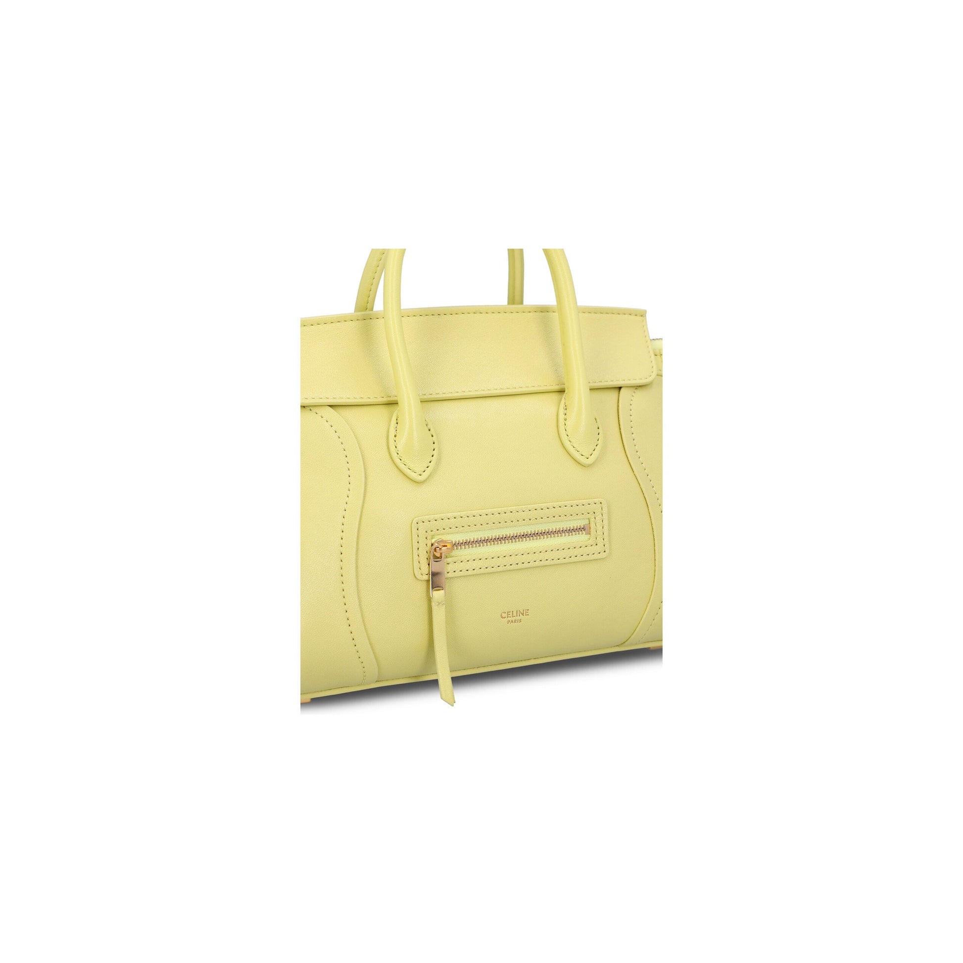 Mala de Mão Pequena New Luggage em Pele de Cordeiro - Celine Mala de Mão | Durzio