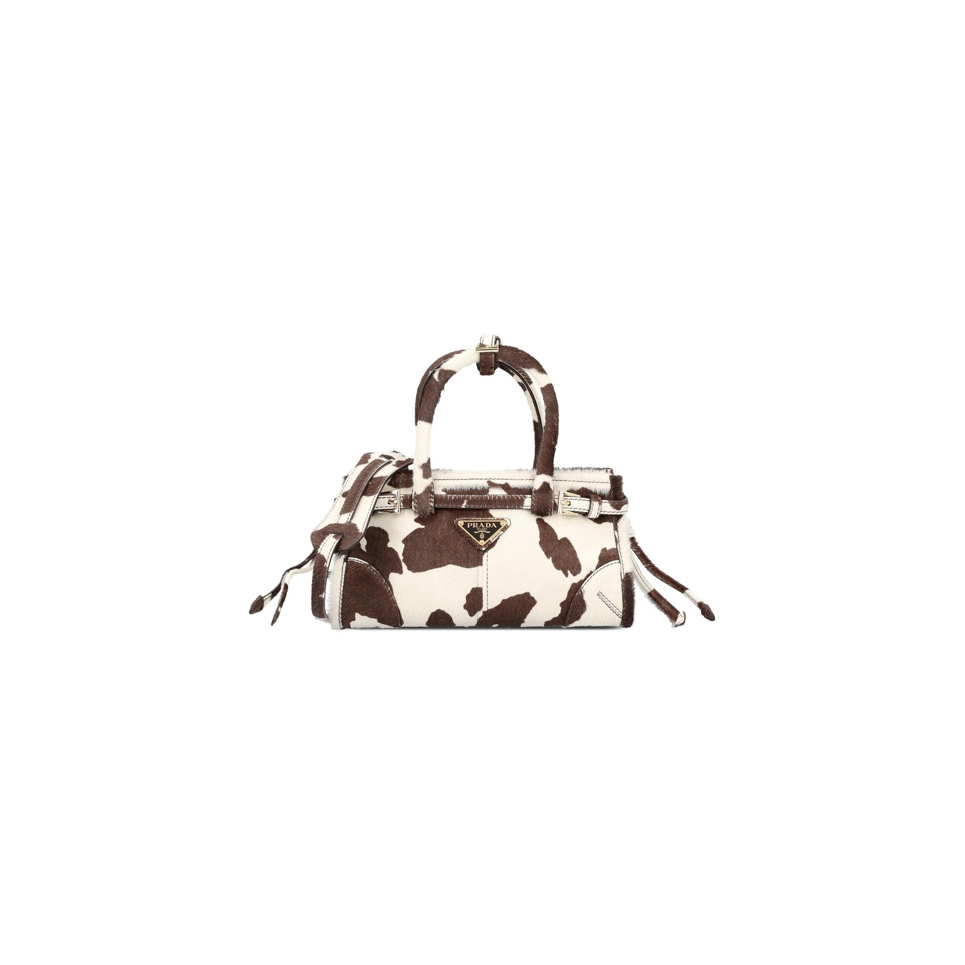 Mala de Mão Mini Bonnie em Pele Estampada - Prada Mala de Mão | Durzio