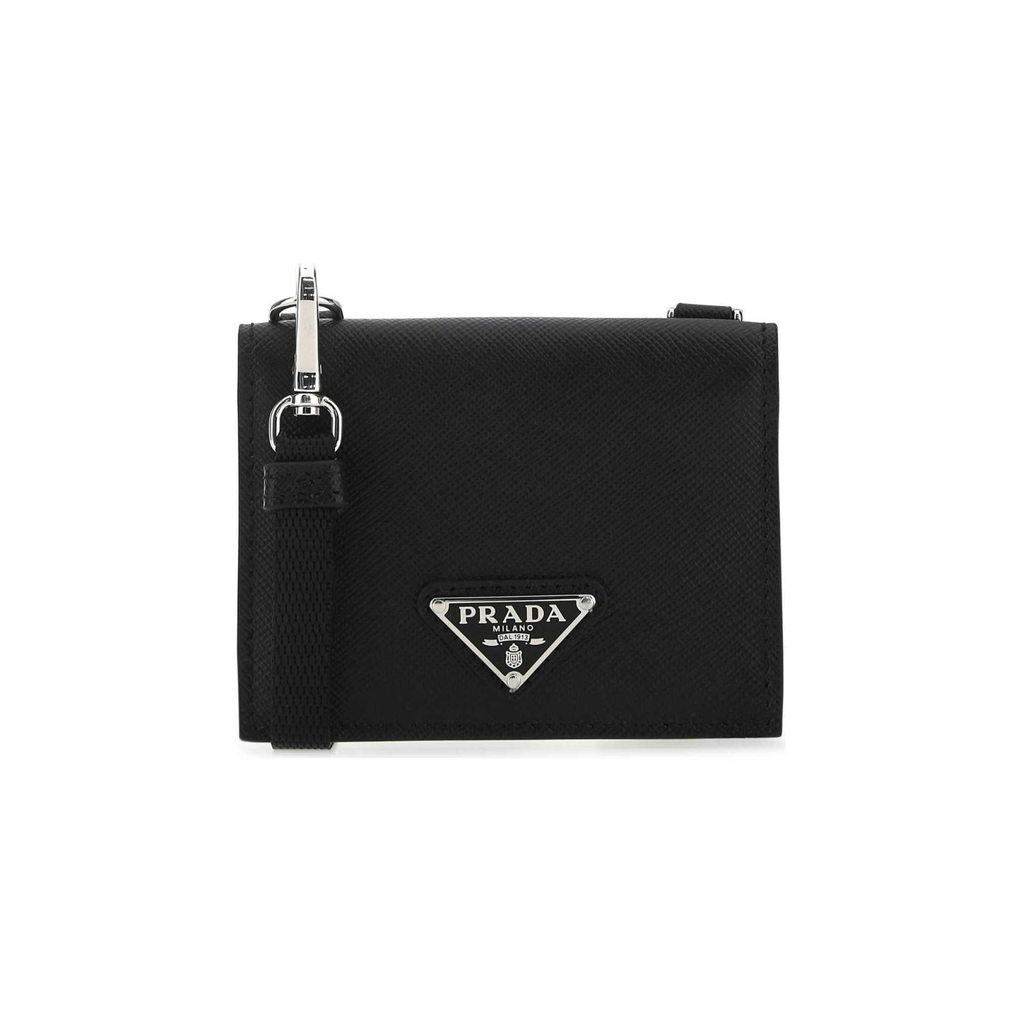 Prada Card Holder in Leather Black