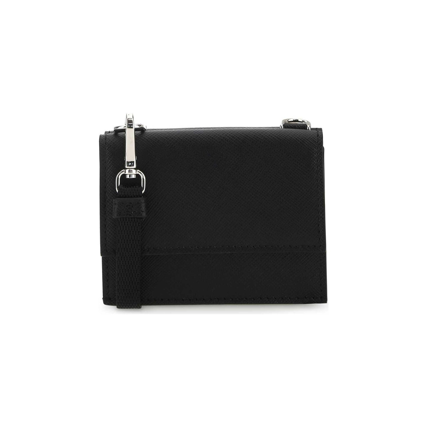 Prada Card Holder in Leather Black