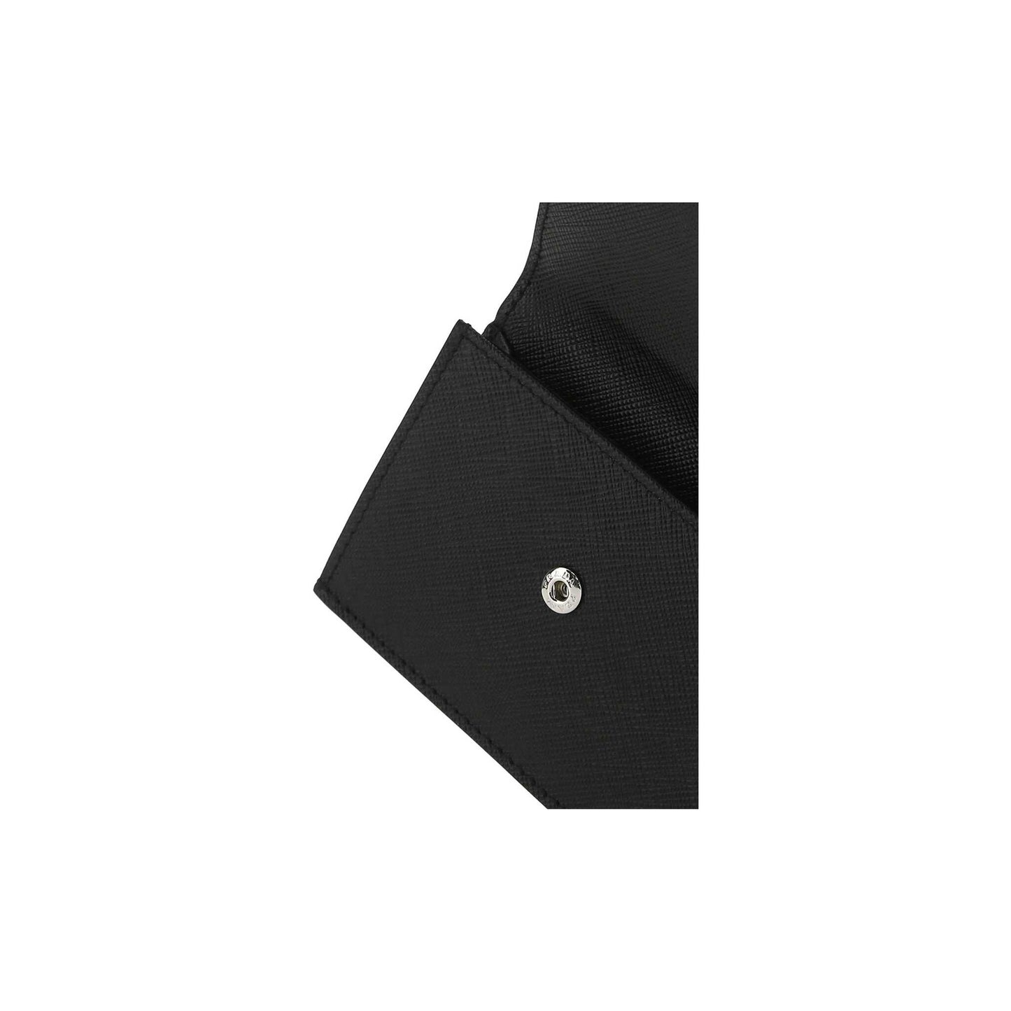 Prada Card Holder in Leather Black