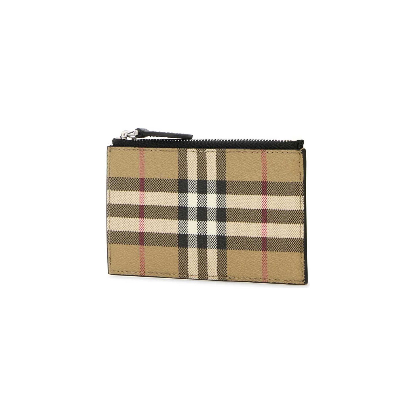 Porta-Cartões Check Burberry em Lona