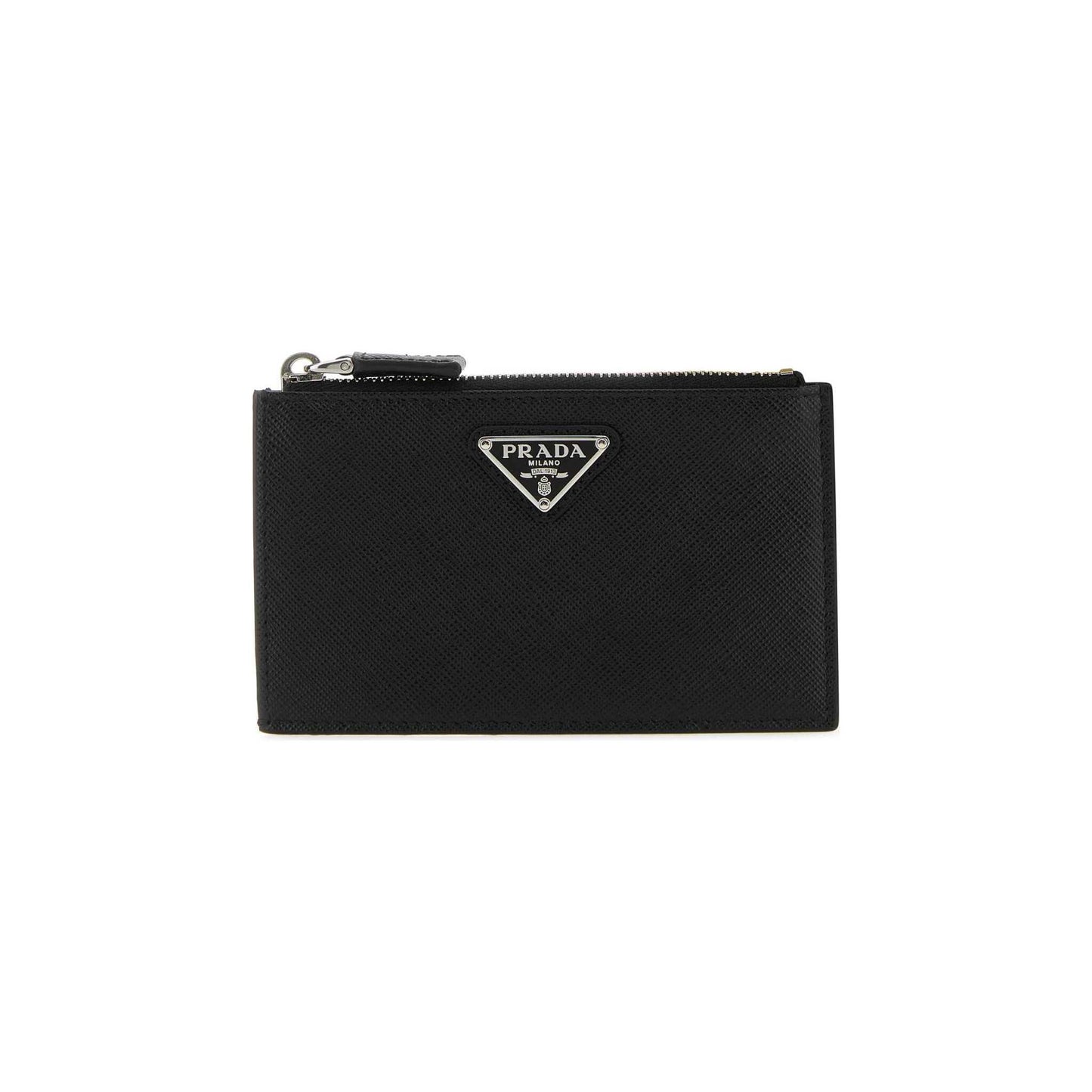 Prada Card Holder in Leather Black