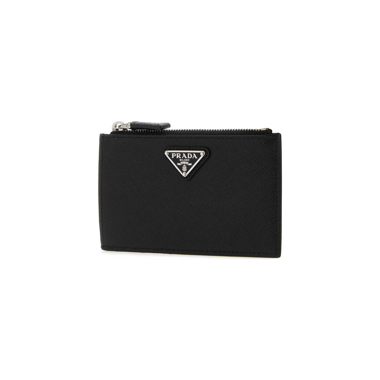 Prada Card Holder in Leather Black