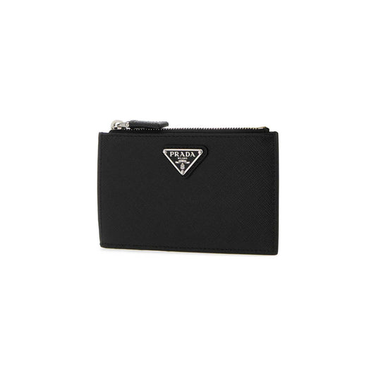 Prada Card Holder in Leather Black