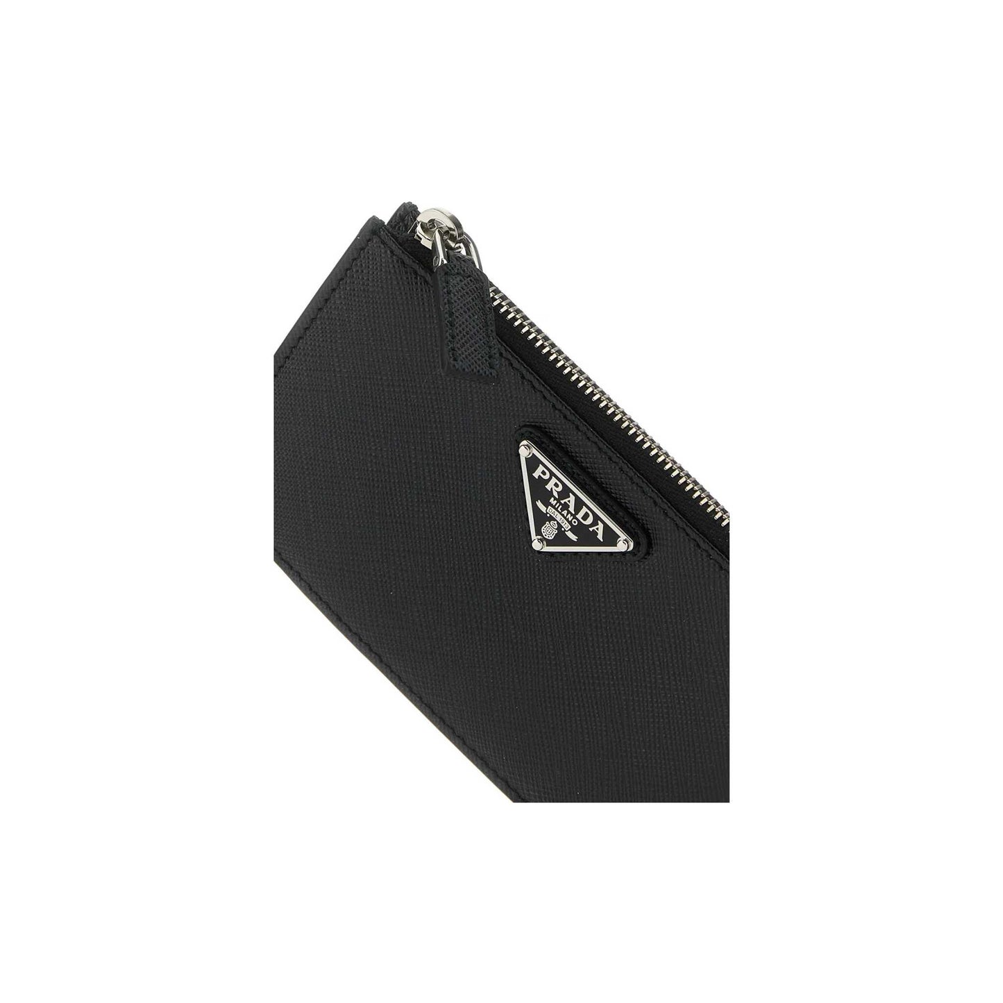 Prada Card Holder in Leather Black