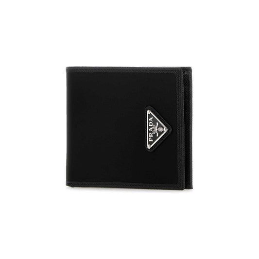 Prada Wallet Black in Fabric e Couro