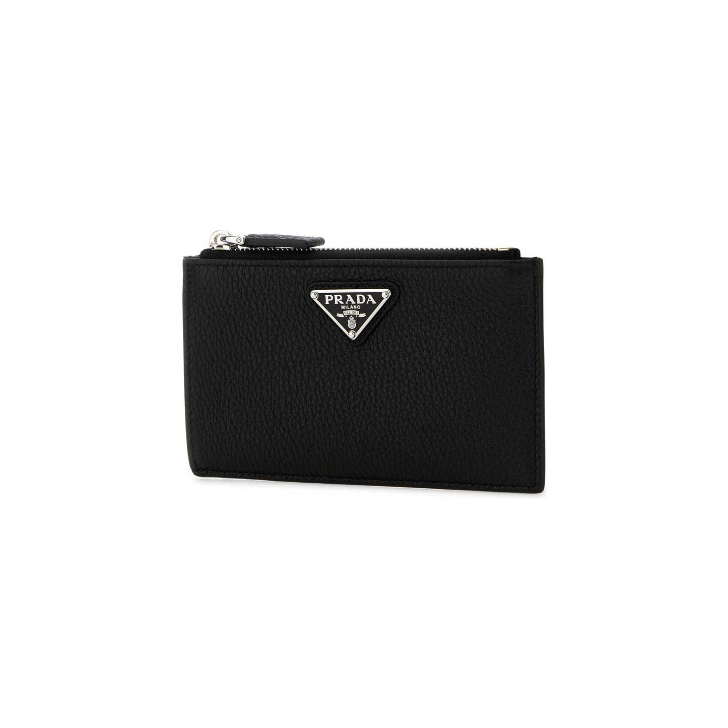 Prada Card Holder in Leather Black