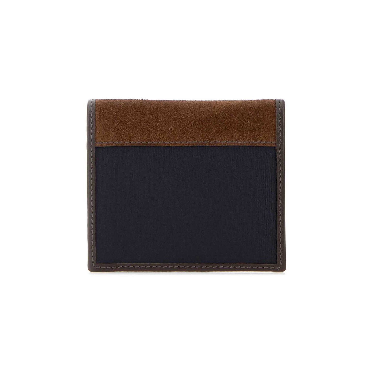 Prada Wallet Bi-Colour in Fabric e Camurça