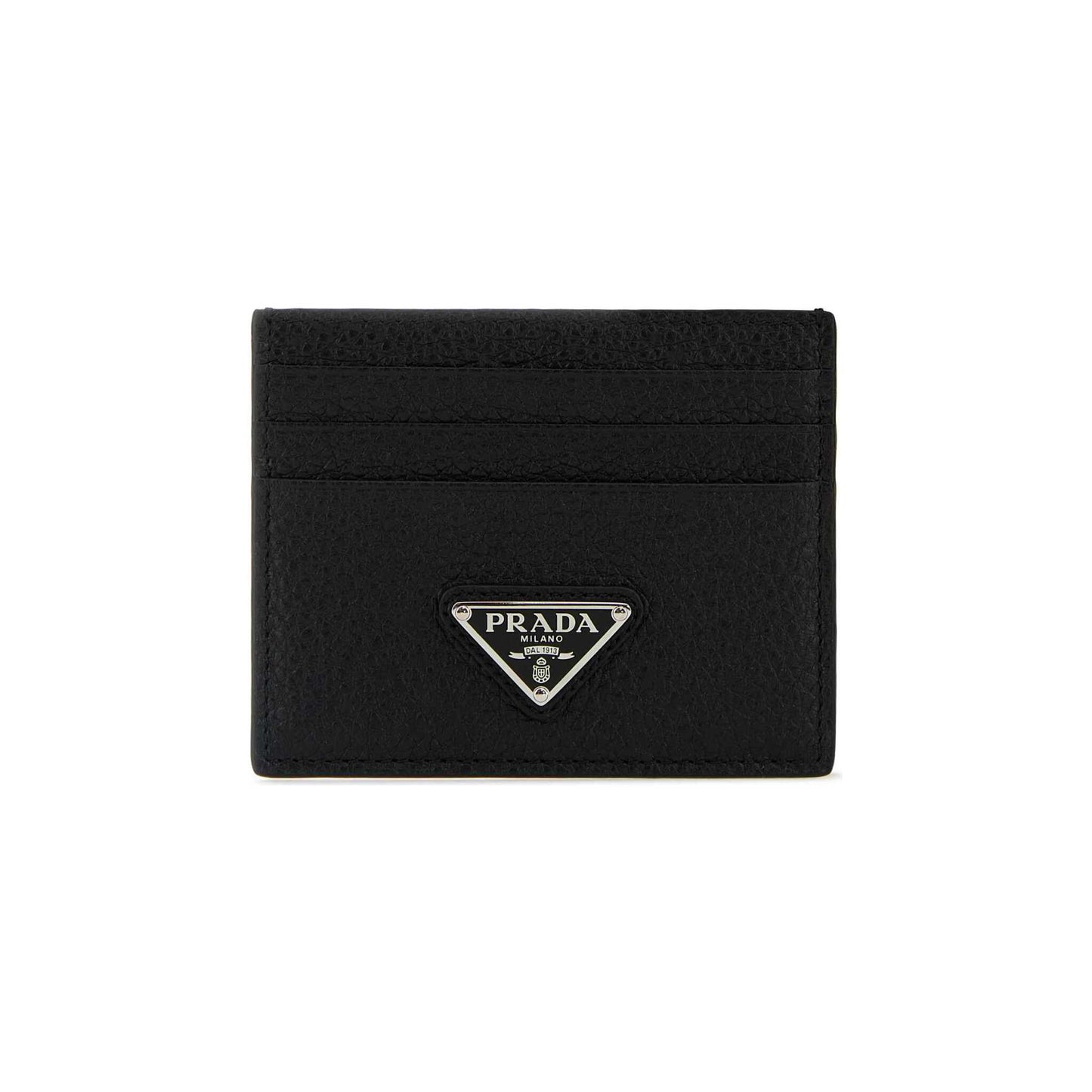 Prada Card Holder in Leather Black