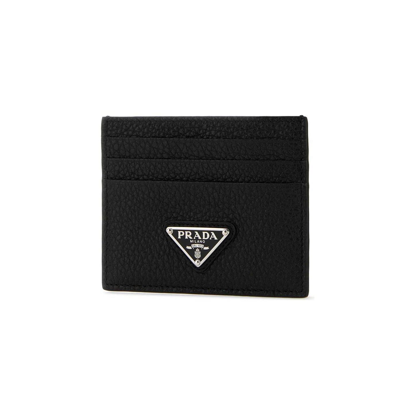 Prada Card Holder in Leather Black